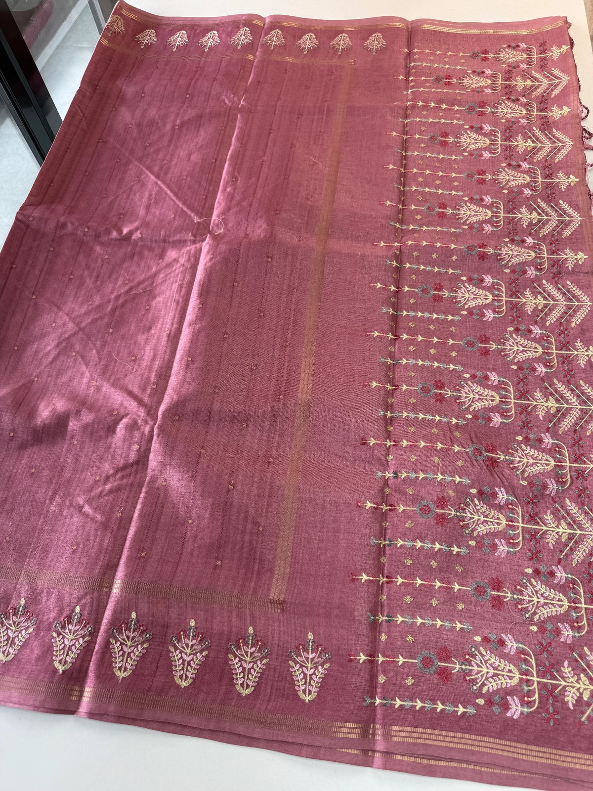 Soft semi Tussar saree/ D295