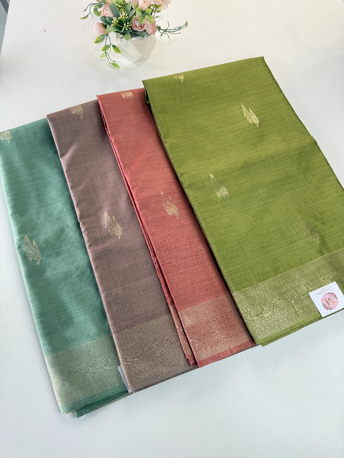 Semi silk Banarasi weaved saree/JFS55