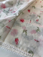 Chanderi organza blended saree / 88AA