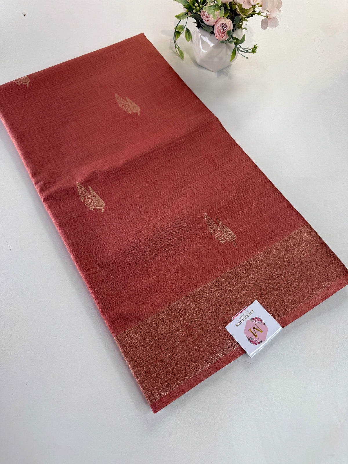 Semi silk Banarasi weaved saree/JFS55
