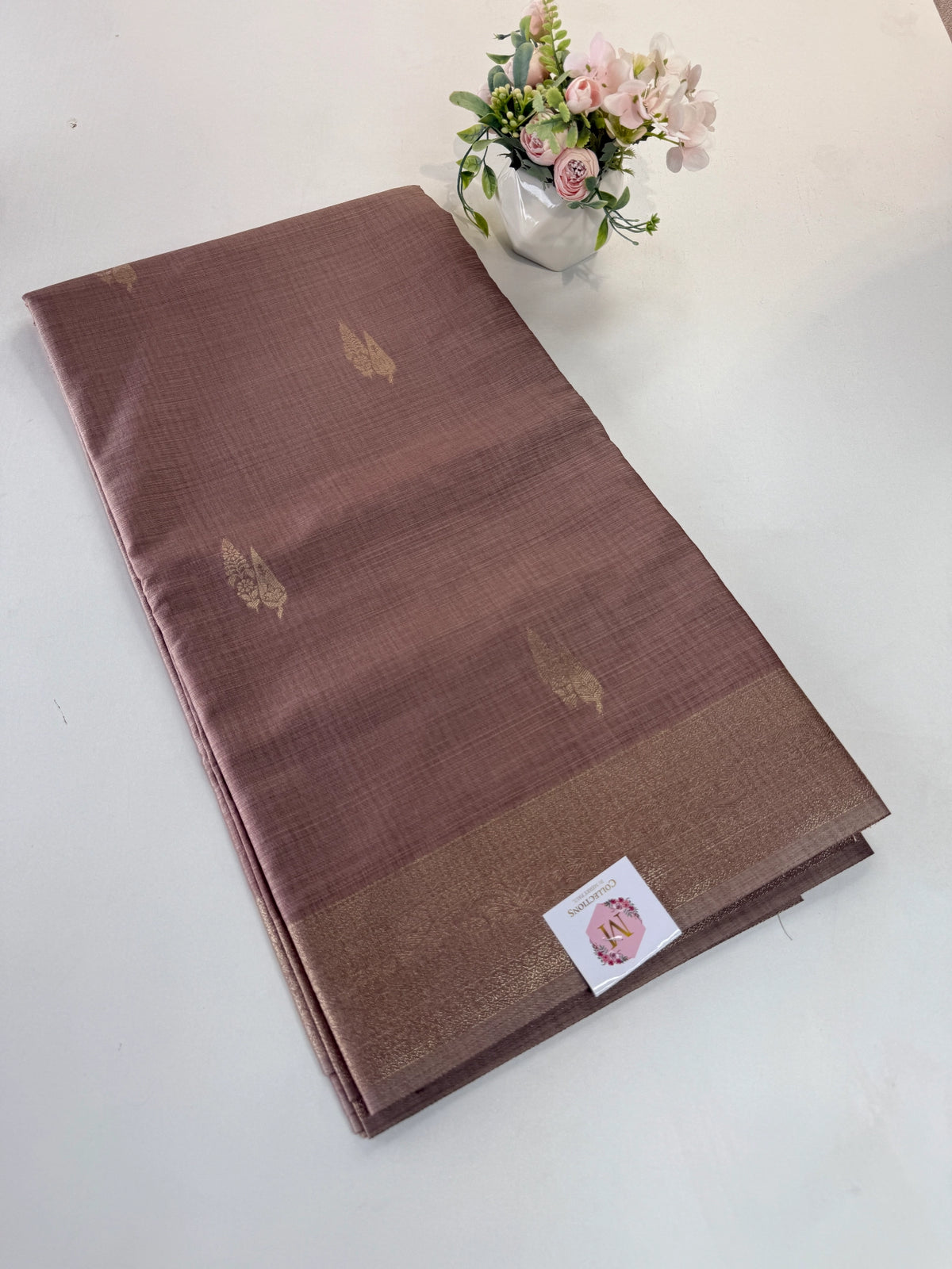Semi silk Banarasi weaved saree/JFS55