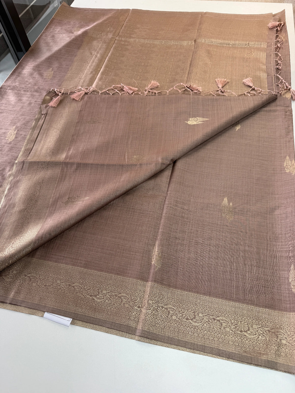 Semi silk Banarasi weaved saree/JFS55
