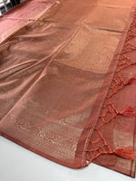 Semi silk Banarasi weaved saree/JFS55