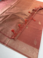 Semi silk Banarasi weaved saree/JFS55