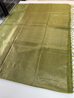 Semi silk Banarasi weaved saree/JFS55