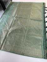 Semi silk Banarasi weaved saree/JFS55