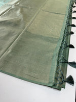 Semi silk Banarasi weaved saree/JFS55