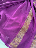 Georgette Banarasi Saree/ 11MC