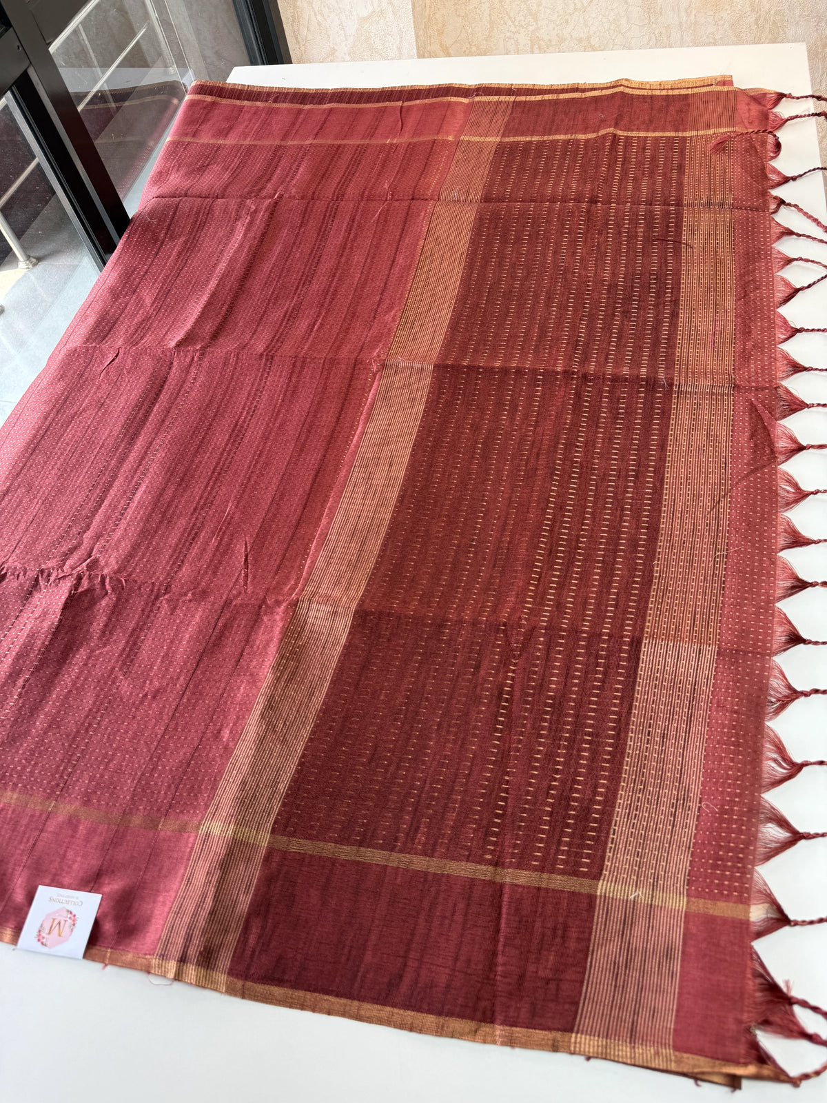 Semi matka saree/MAT12
