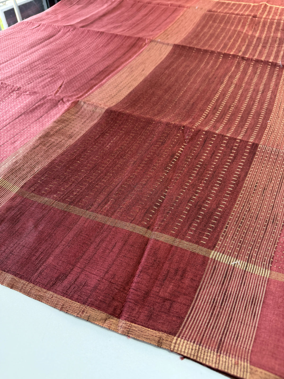 Semi matka saree/MAT12