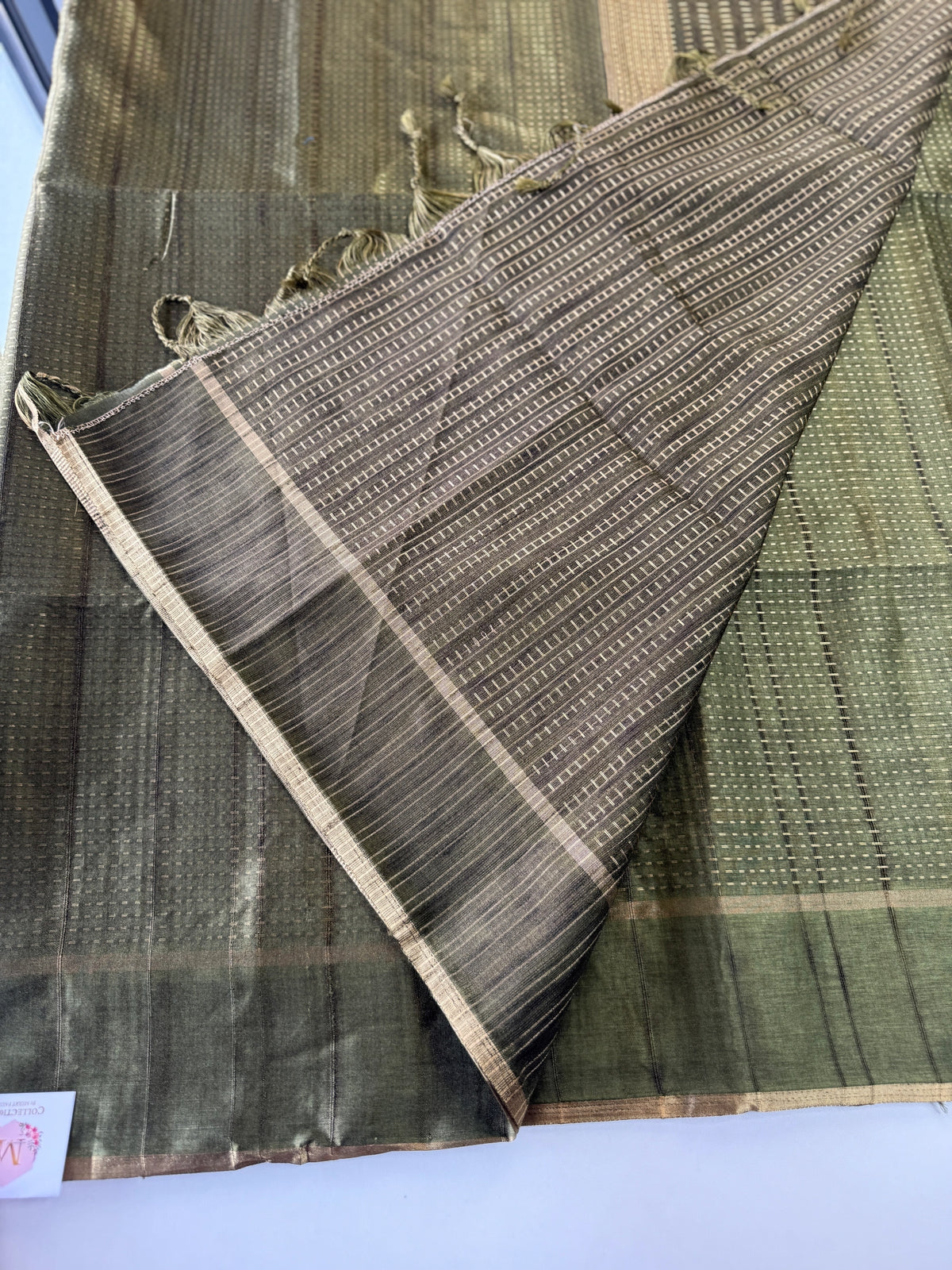 Semi matka saree/MAT12