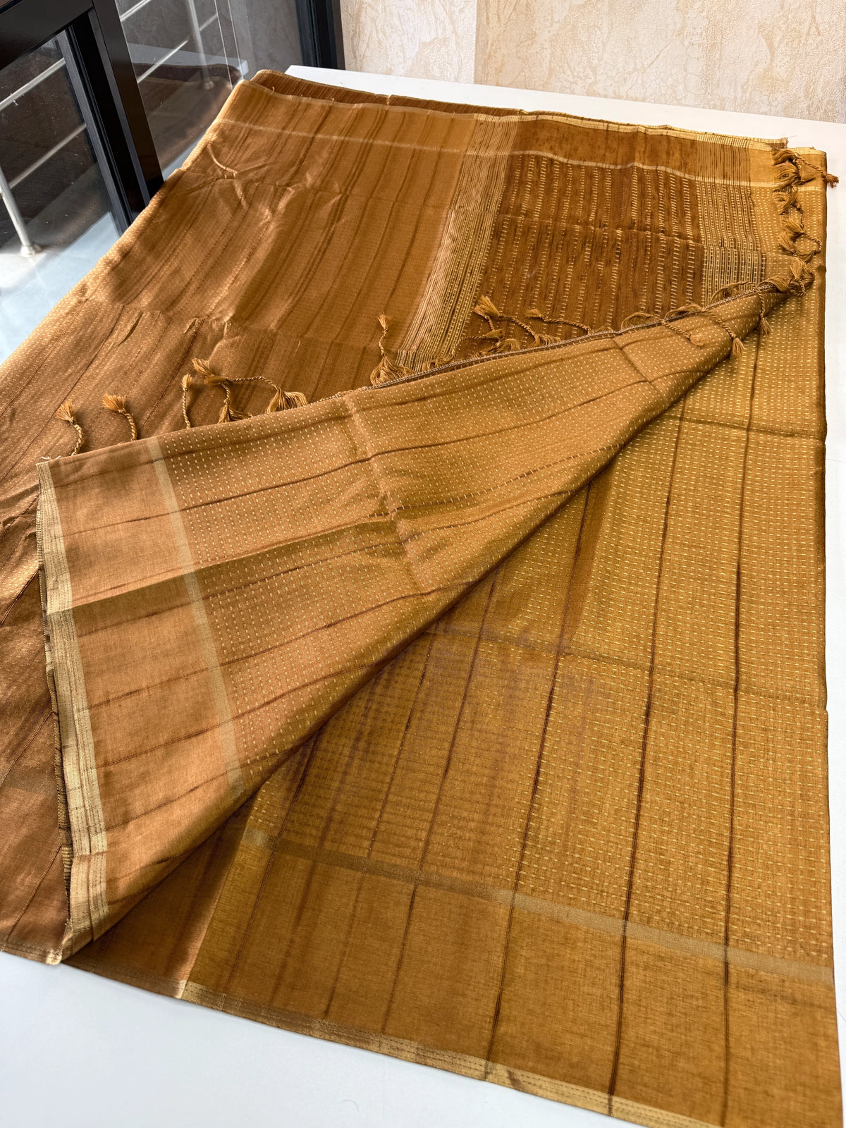 Semi matka saree/MAT12