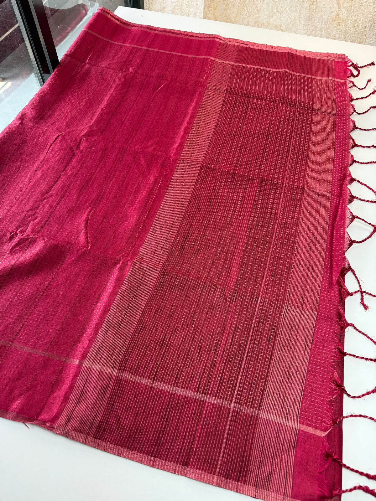 Semi matka saree/MAT12