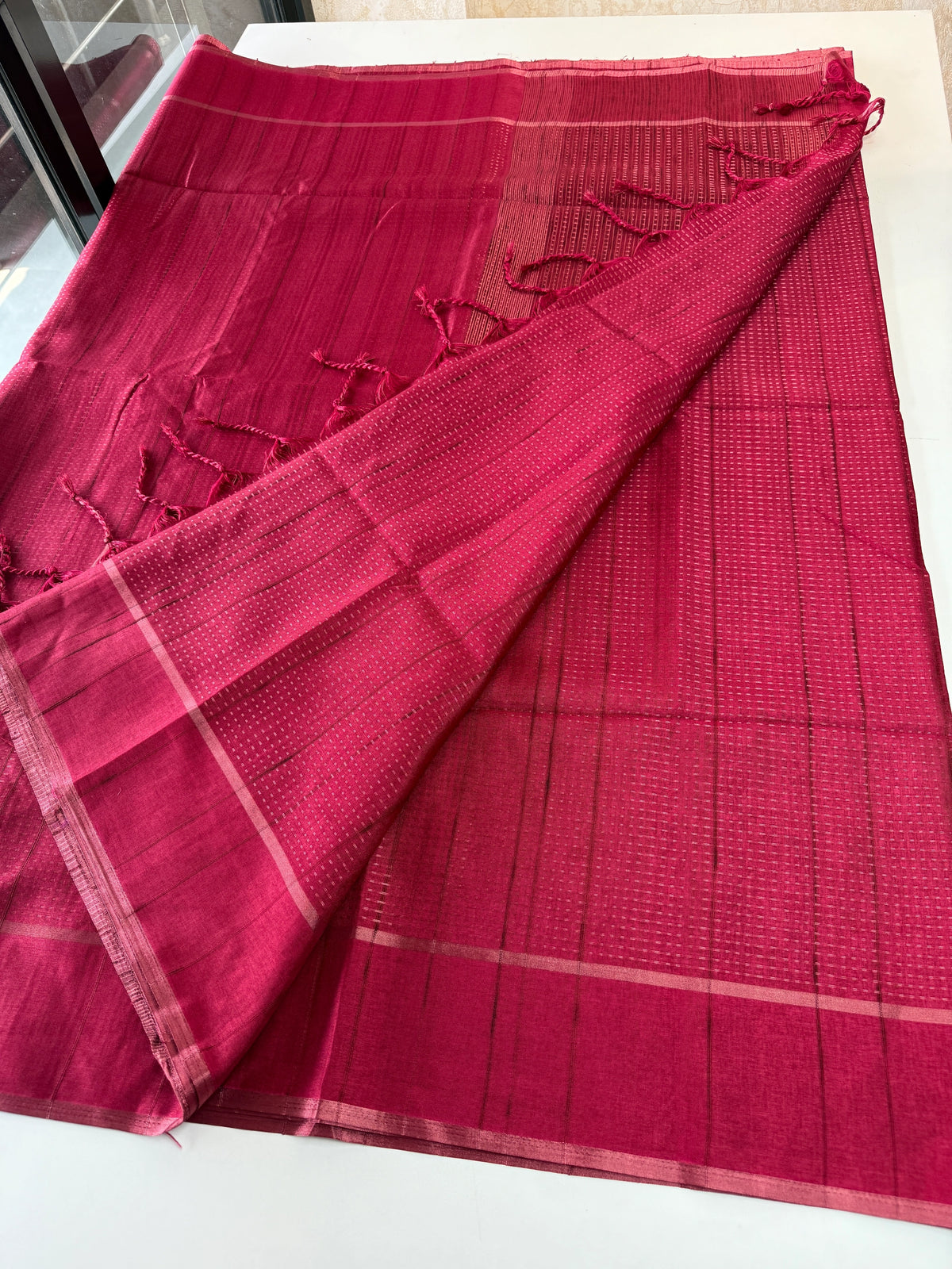 Semi matka saree/MAT12