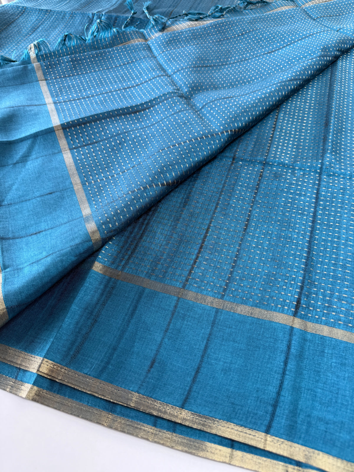 Semi matka saree/MAT12
