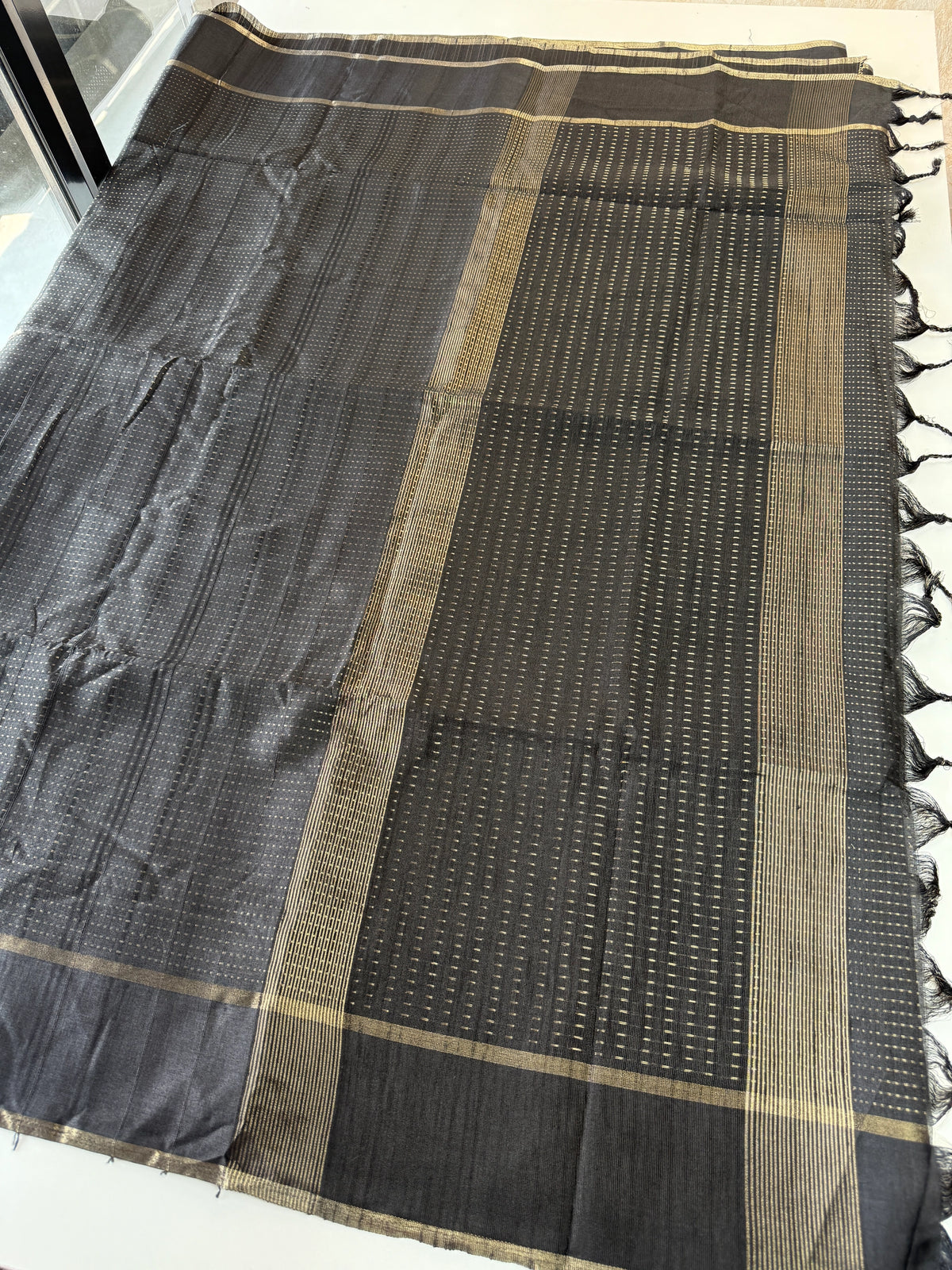 Semi matka saree/MAT12