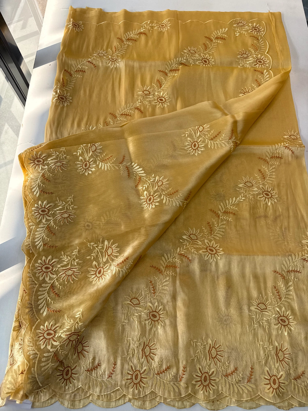 Tissue Organza Saree/ RKF04