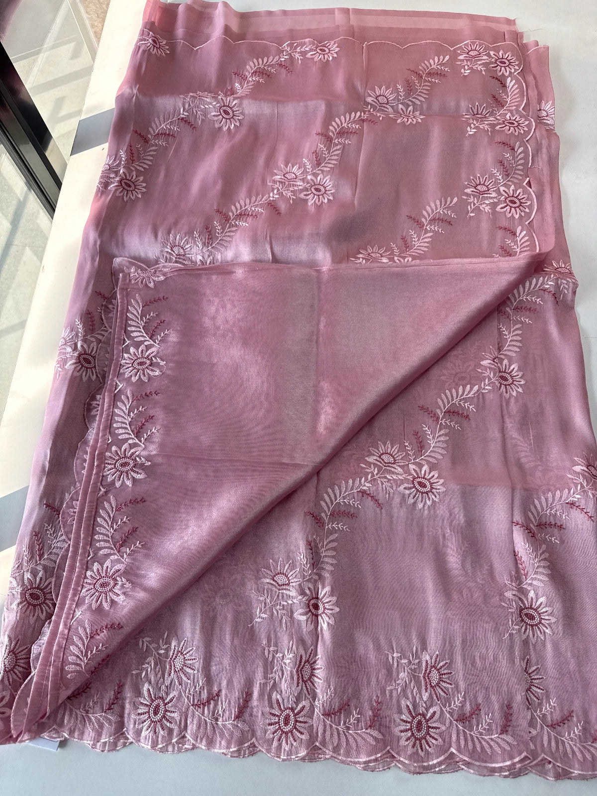 Tissue Organza Saree/ RKF04