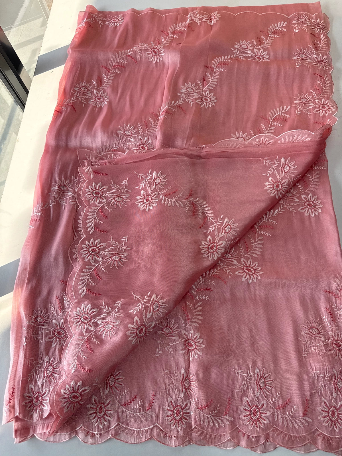Tissue Organza Saree/ RKF04