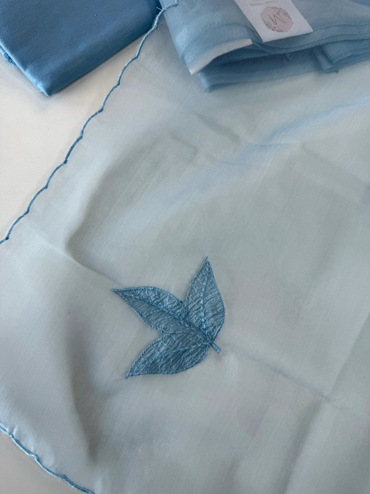 Unstitched salwar set organza/ US1279