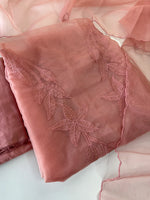 Unstitched salwar set organza/ US1279