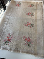 Premium Handloom kora silk Saree/ RE3769