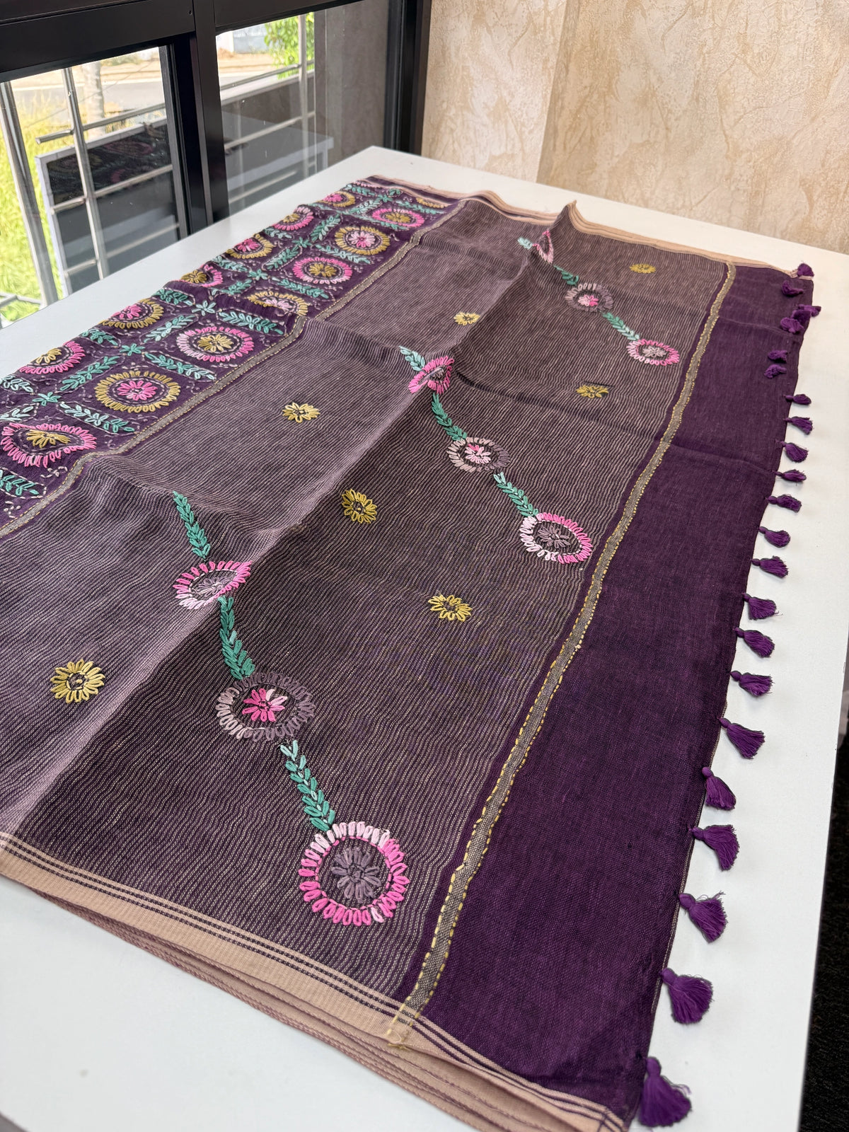 Linen by linen saree/ S2821