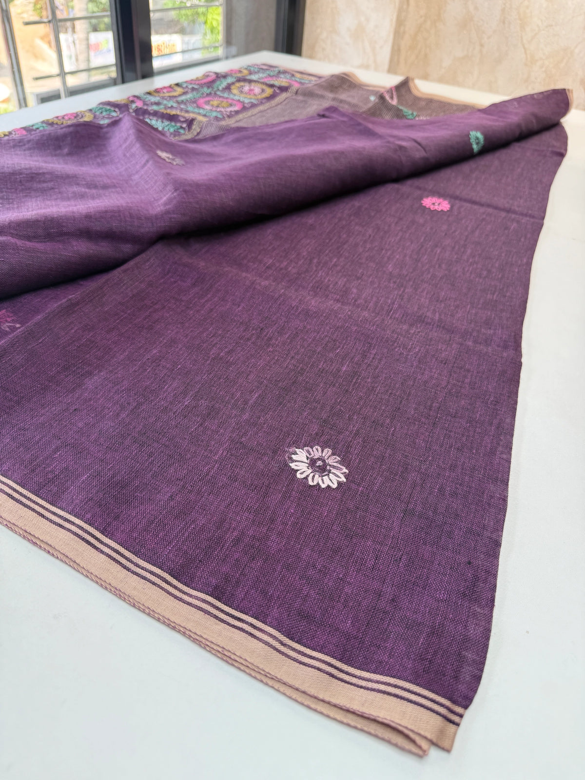 Linen by linen saree/ S2821