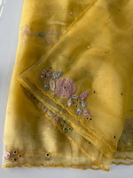 Glass Organza Saree/ SA007