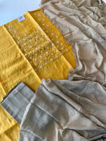 Pure tussar silk salwar set /S1099