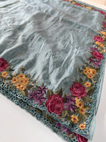 Crushed Organza Saree/ 218E