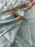 Crushed Organza Saree/ 218E