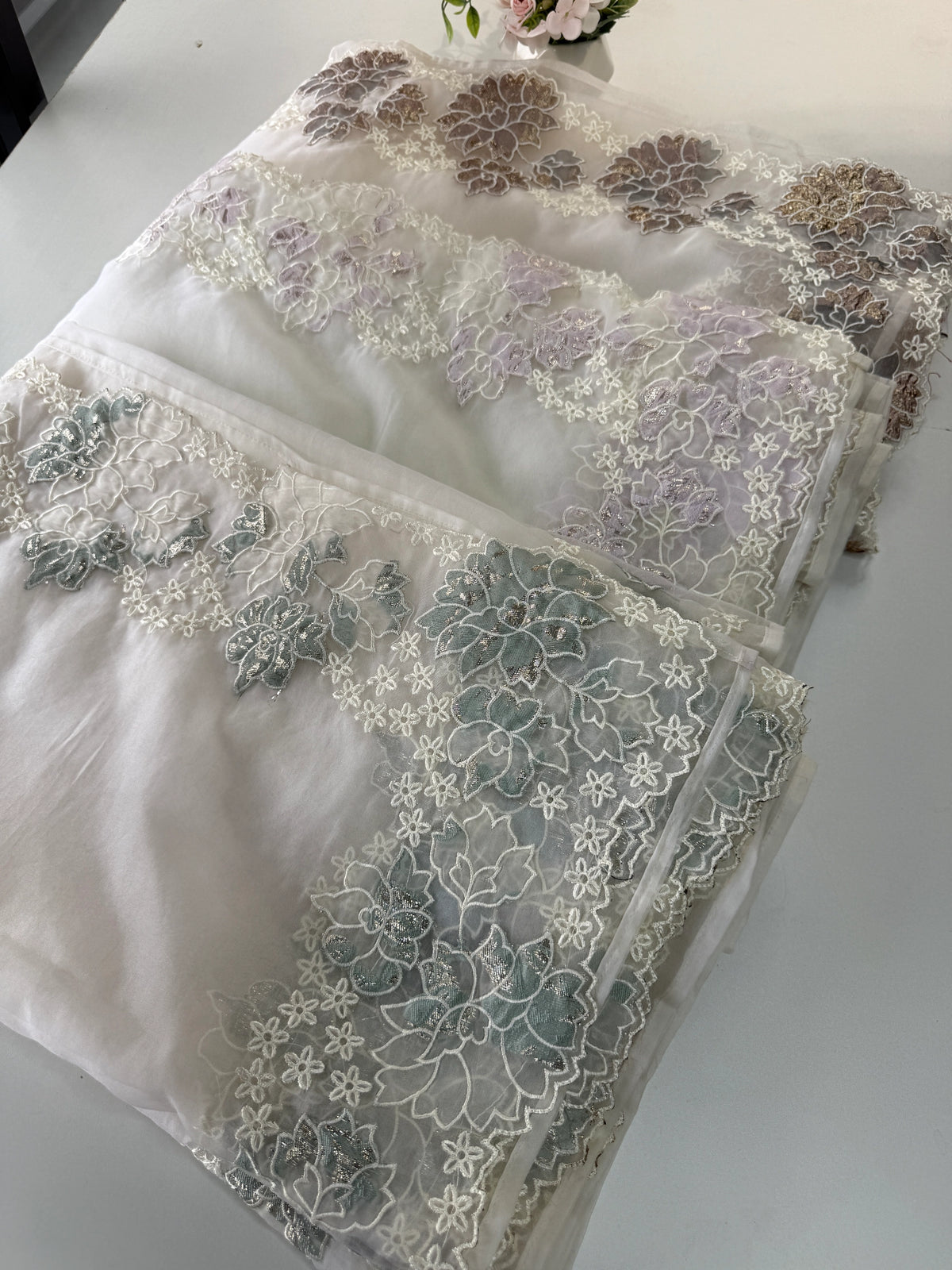 Soft Organza Saree/ CW287
