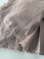 Cotton net Appliqué work Saree/ 125EFS