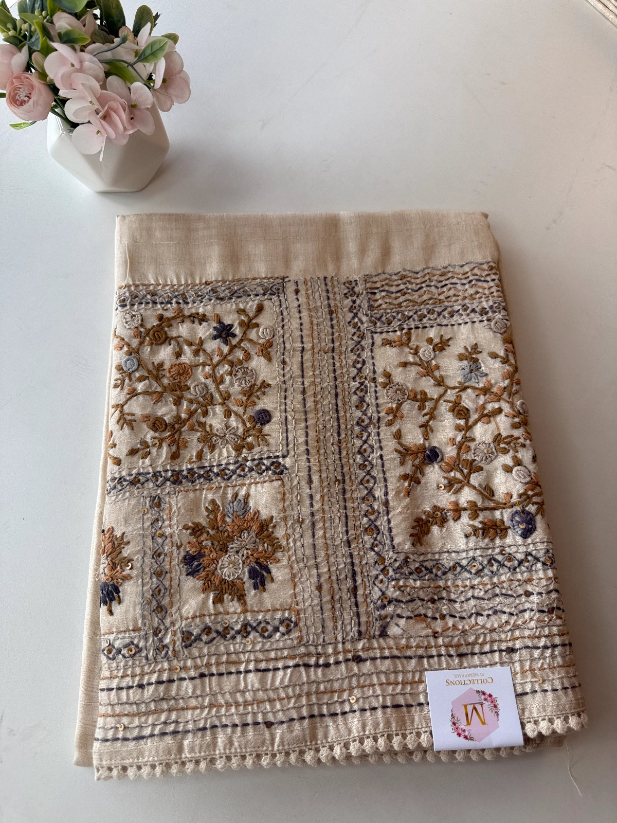 Semi Tussar Saree / 551A