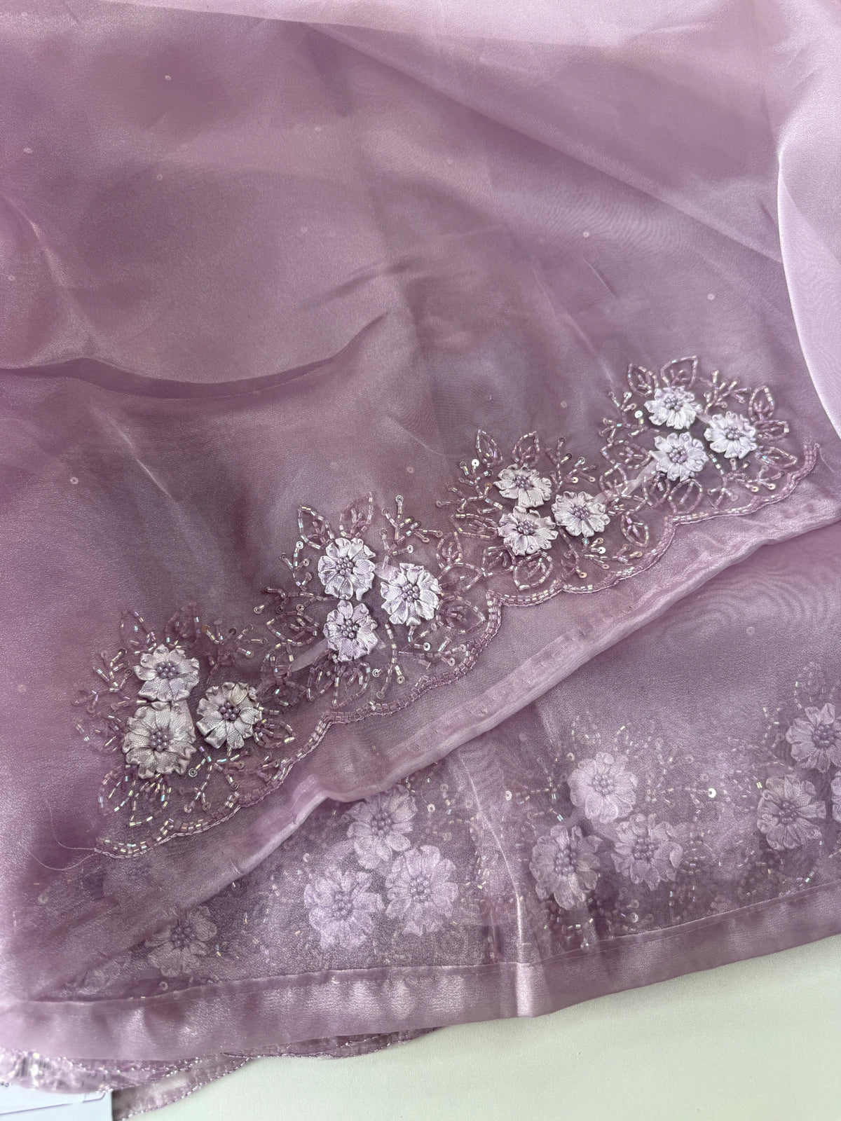 Glass Organza Saree/ HW23