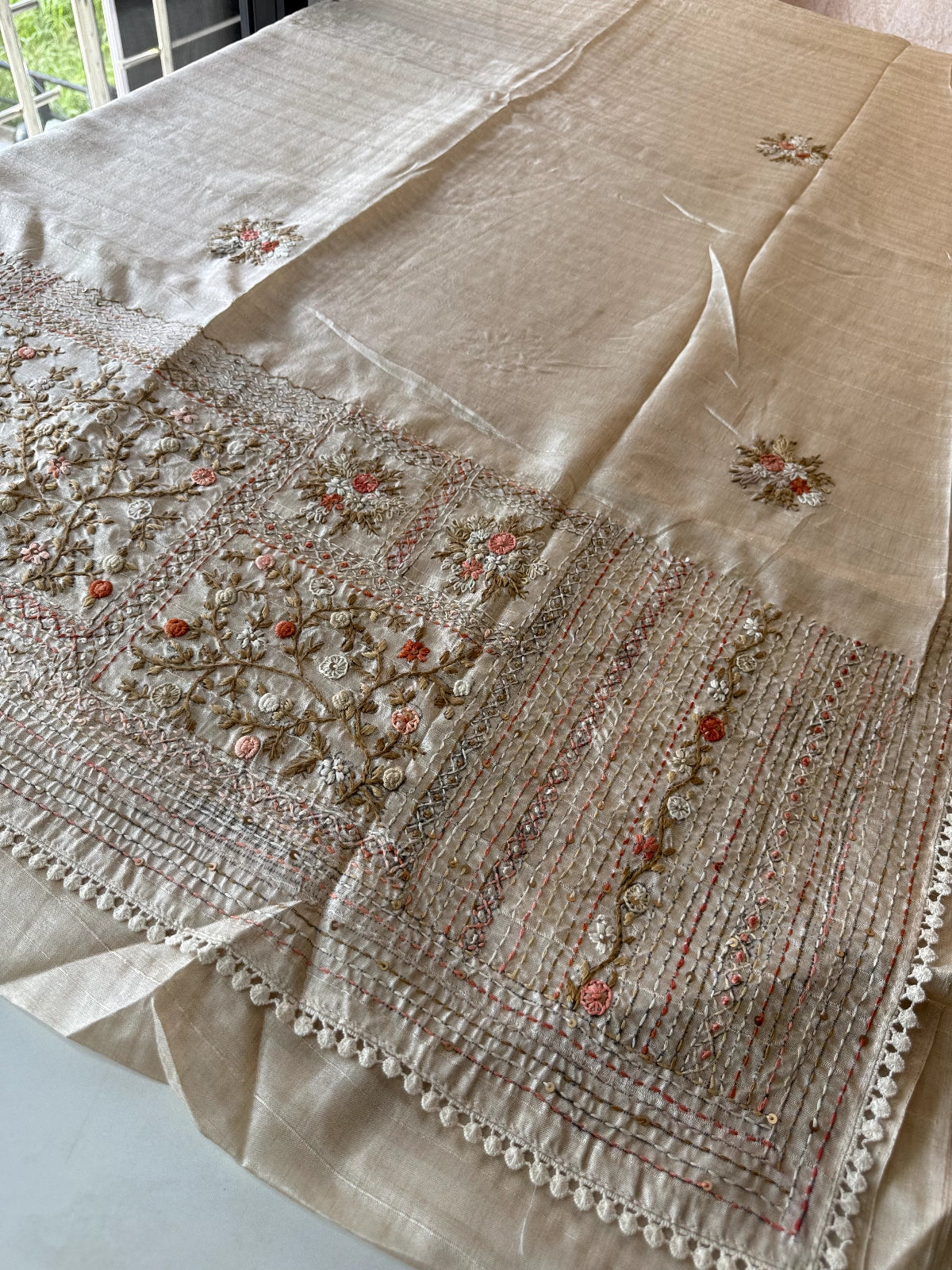 Semi Tussar Saree / 551A