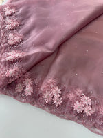 Glass Organza Saree/ HW23