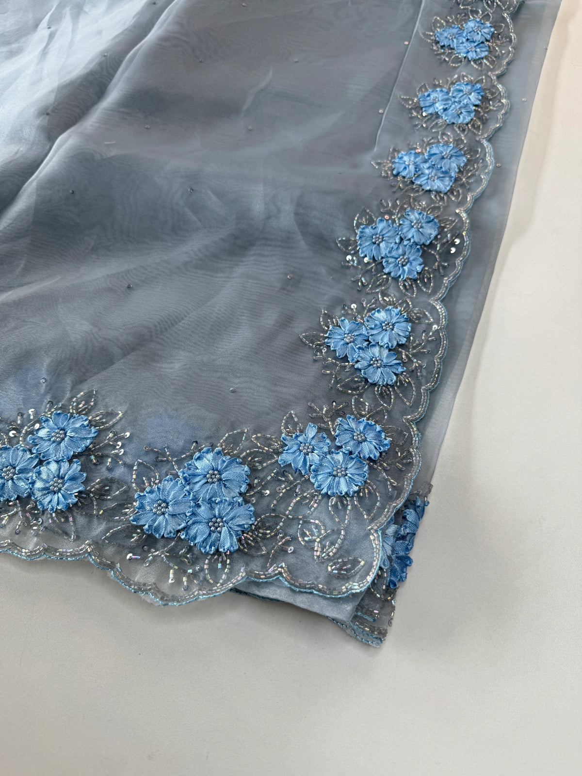 Glass Organza Saree/ HW23