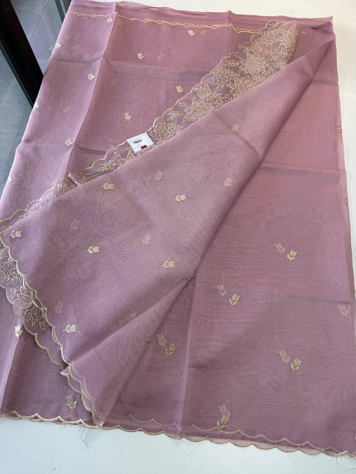 Chanderi Tissue Blend saree design 3/ RF54