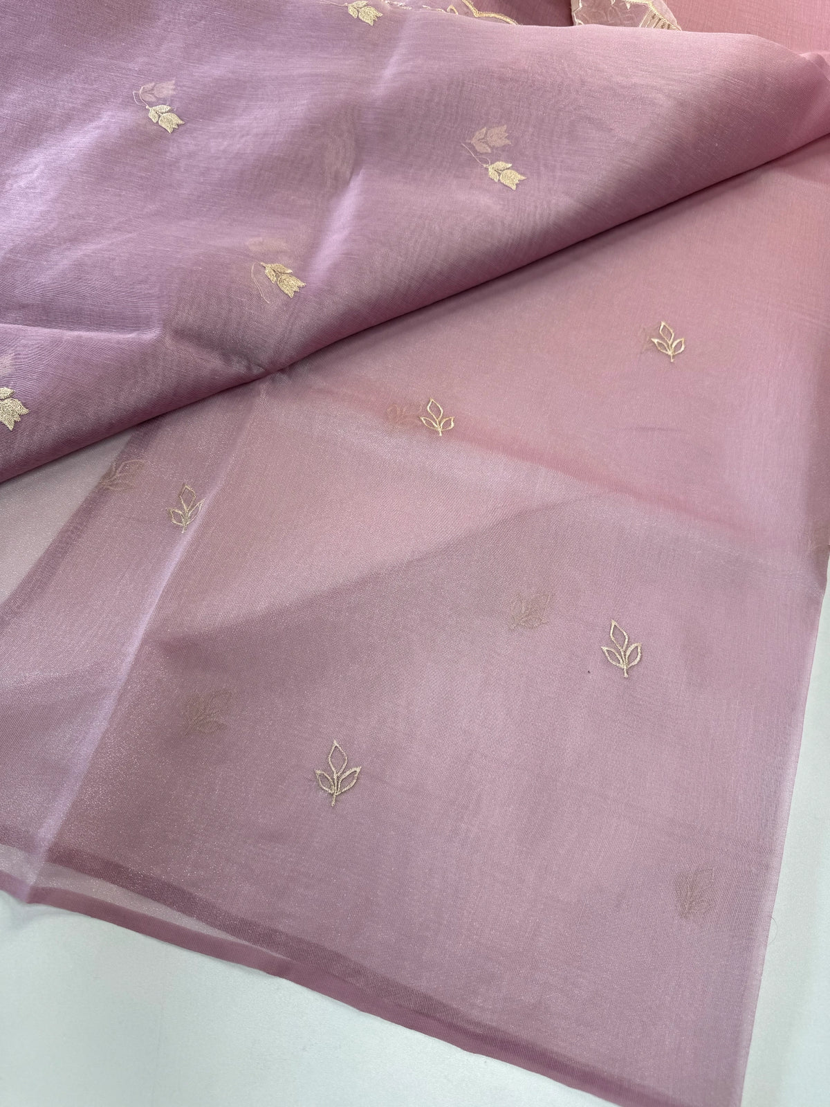 Chanderi Tissue Blend saree design 3/ RF54