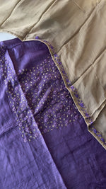 Pure tussar silk salwar set /S1099