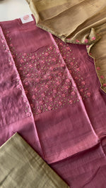 Pure tussar silk salwar set /S1099