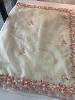 Soft Organza Saree Beige Color / BJ3167