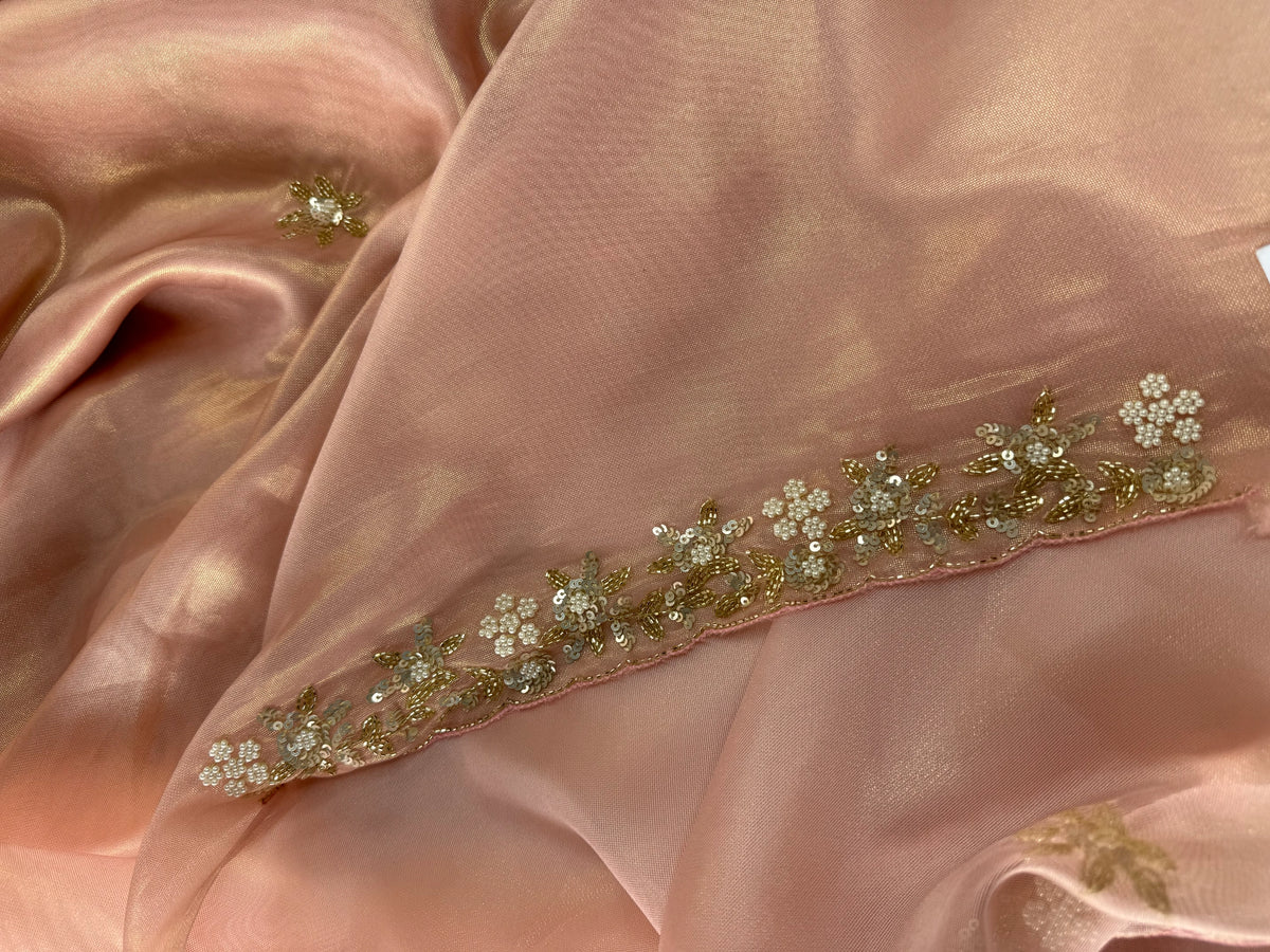 Tissue Organza Saree/ SA966