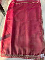 Tissue Georgette Saree/ 9116