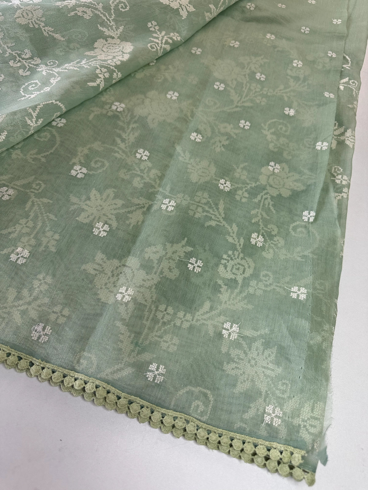 Chanderi Organza Blend Saree/ MC285