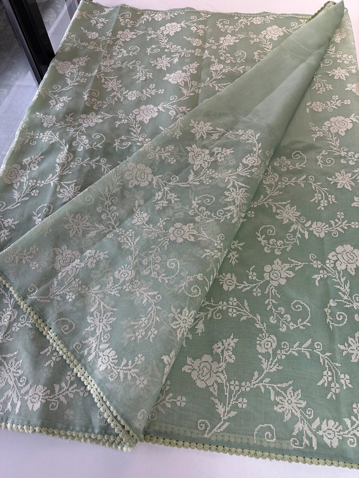 Chanderi Organza Blend Saree/ MC285