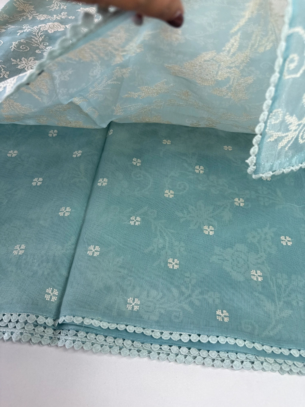 Chanderi Organza Blend Saree/ MC285