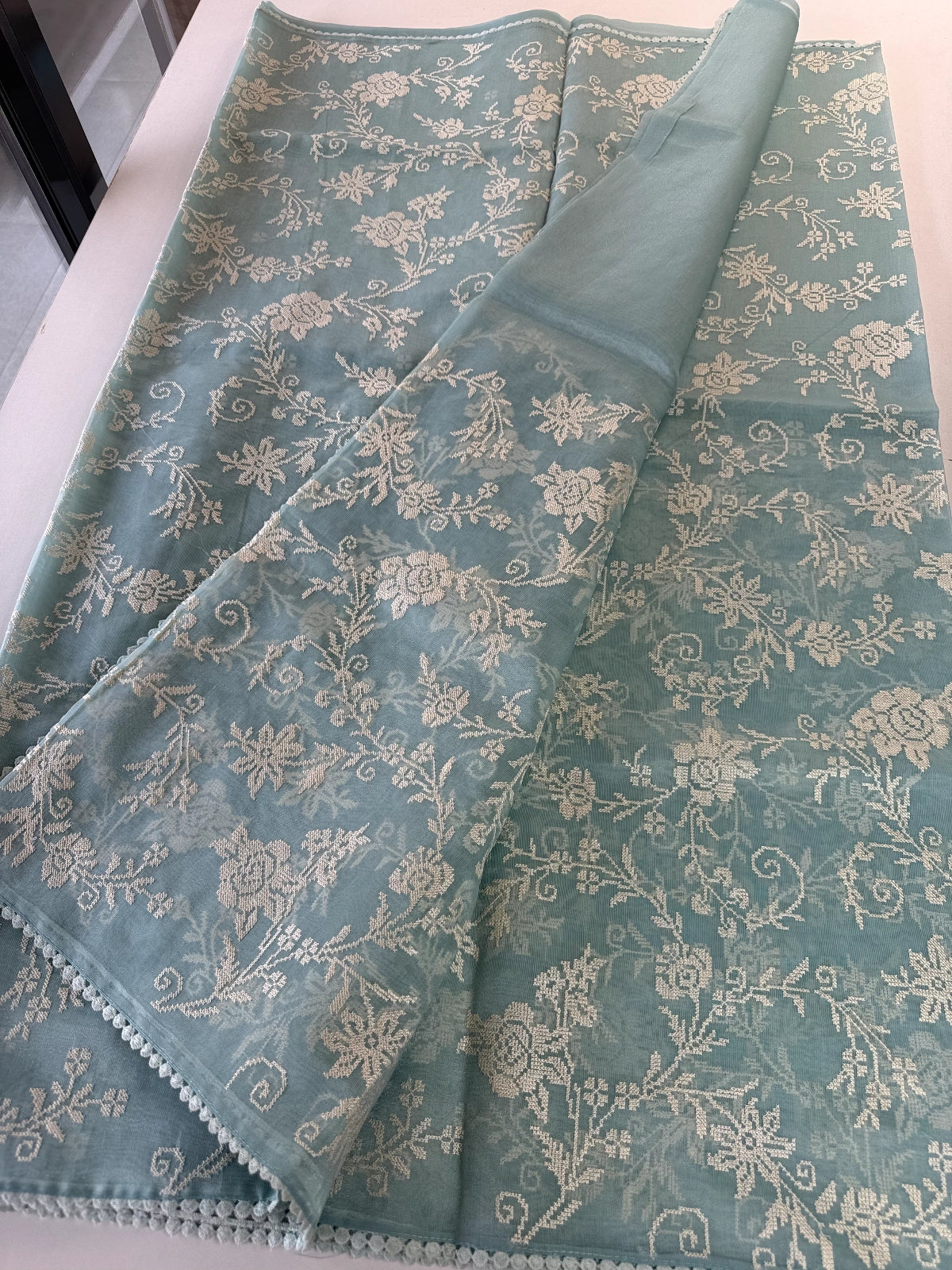 Chanderi Organza Blend Saree/ MC285